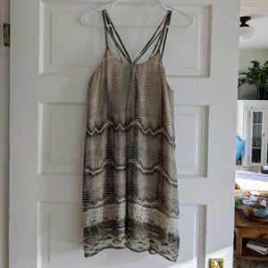 ANGL Snakeskin Dress